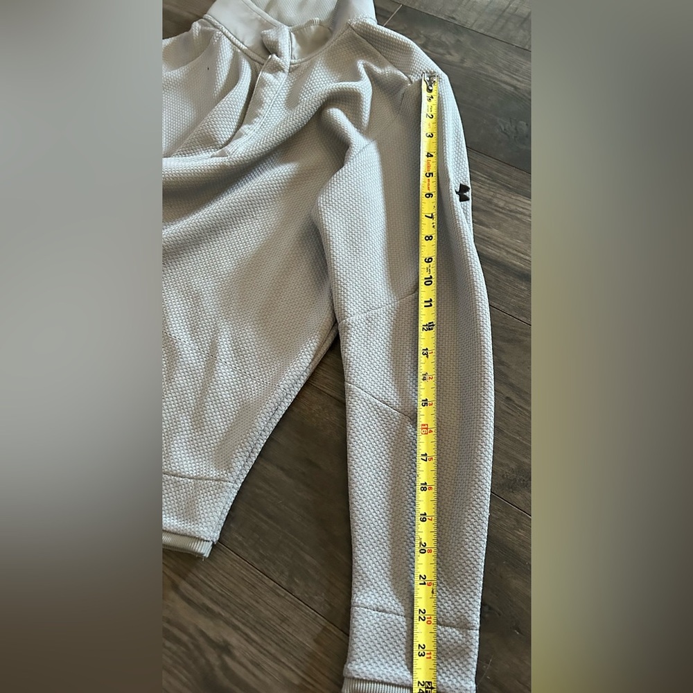 UNDER ARMOUR mens large cold gear button up sweatshirt in like new condition - Picture 9 of 10